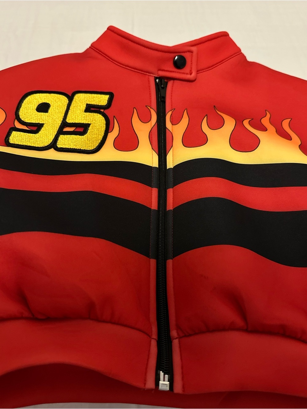 Sexy adult Lightning Mcqueen costume - Picture 9 of 12